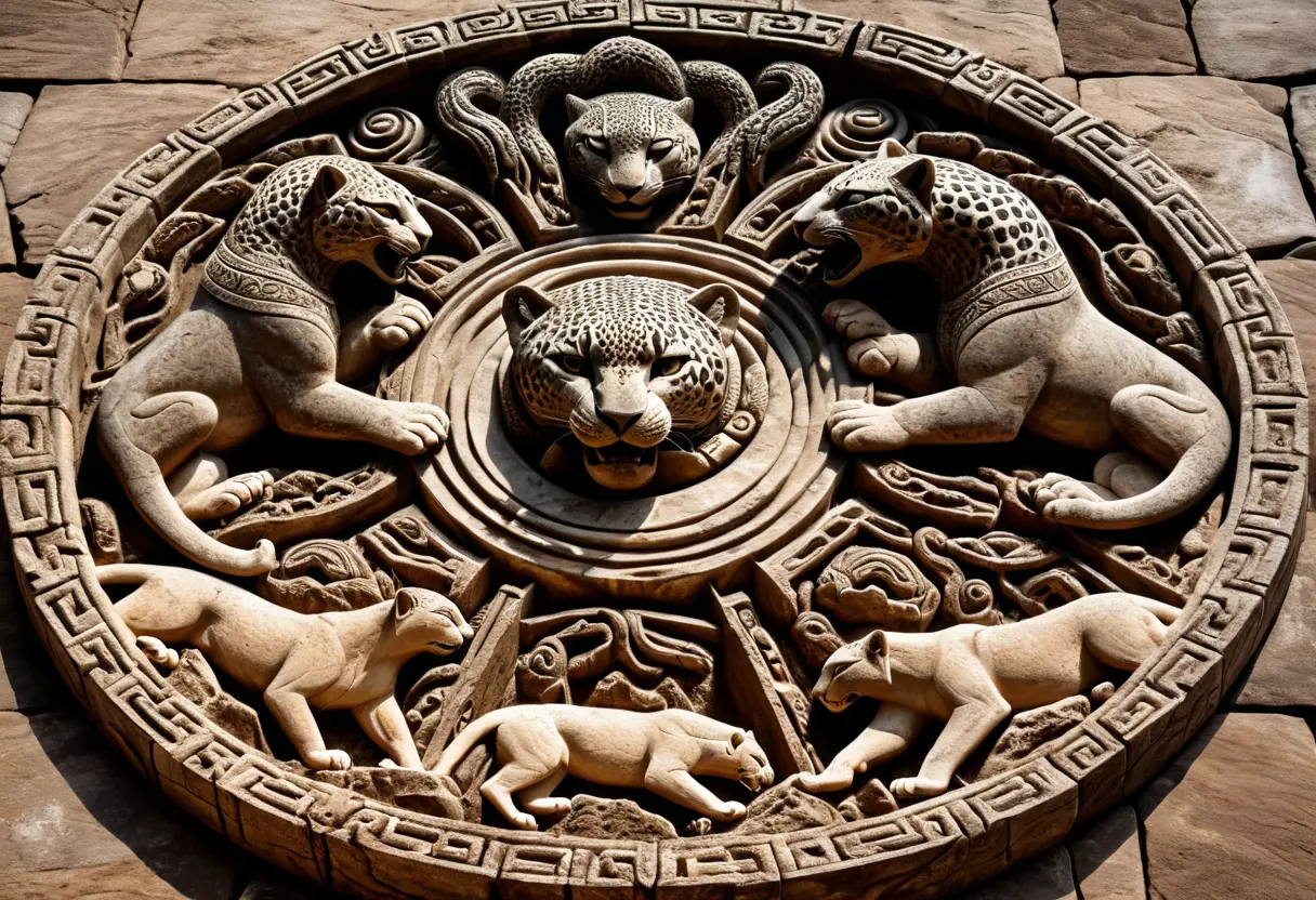 The previous four suns and their destructions.