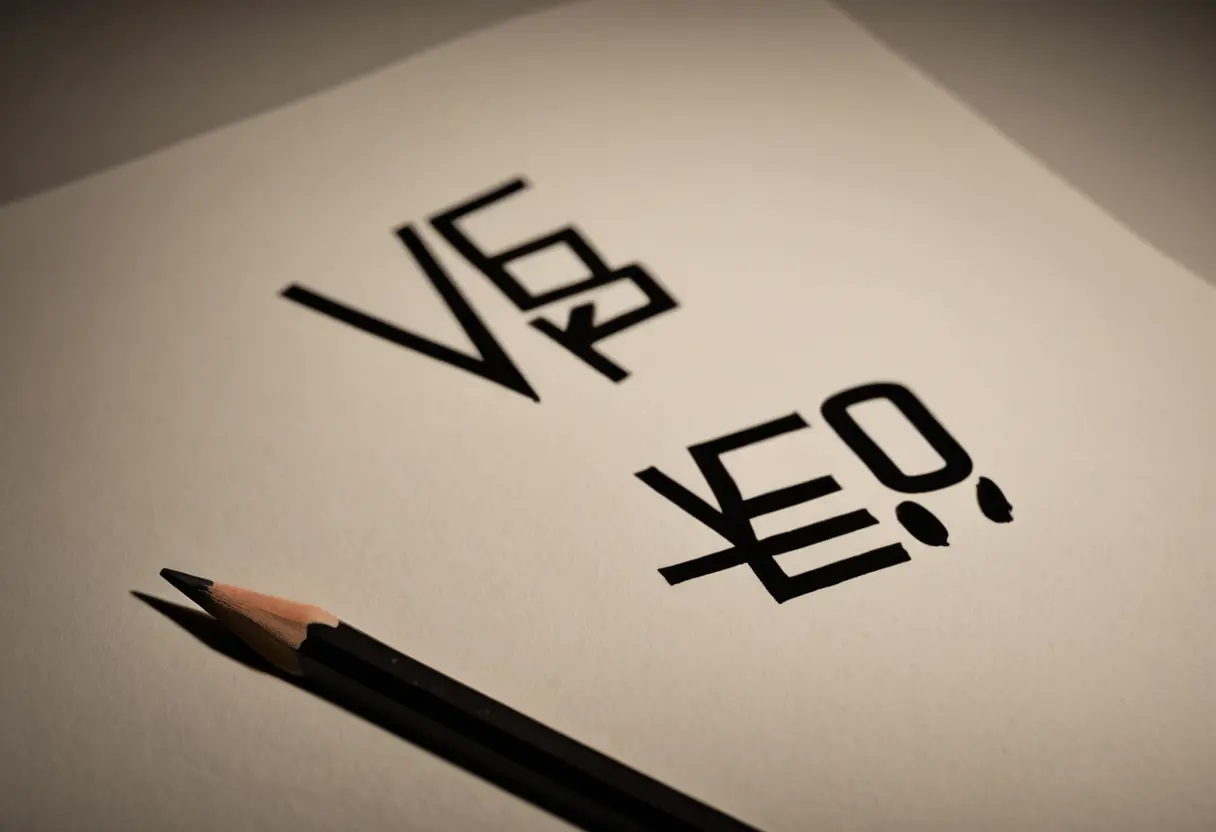 Two pencils balanced in a cross on a paper with &lsquo;YES&rsquo; and &lsquo;NO&rsquo;.