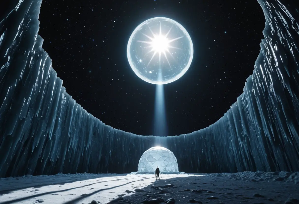 The edge of the flat earth.