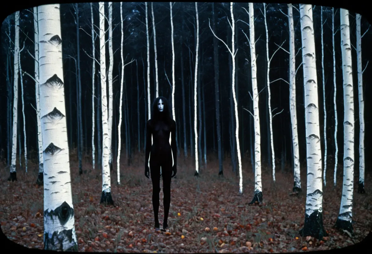 A Woodcrawler lurking in the trees.