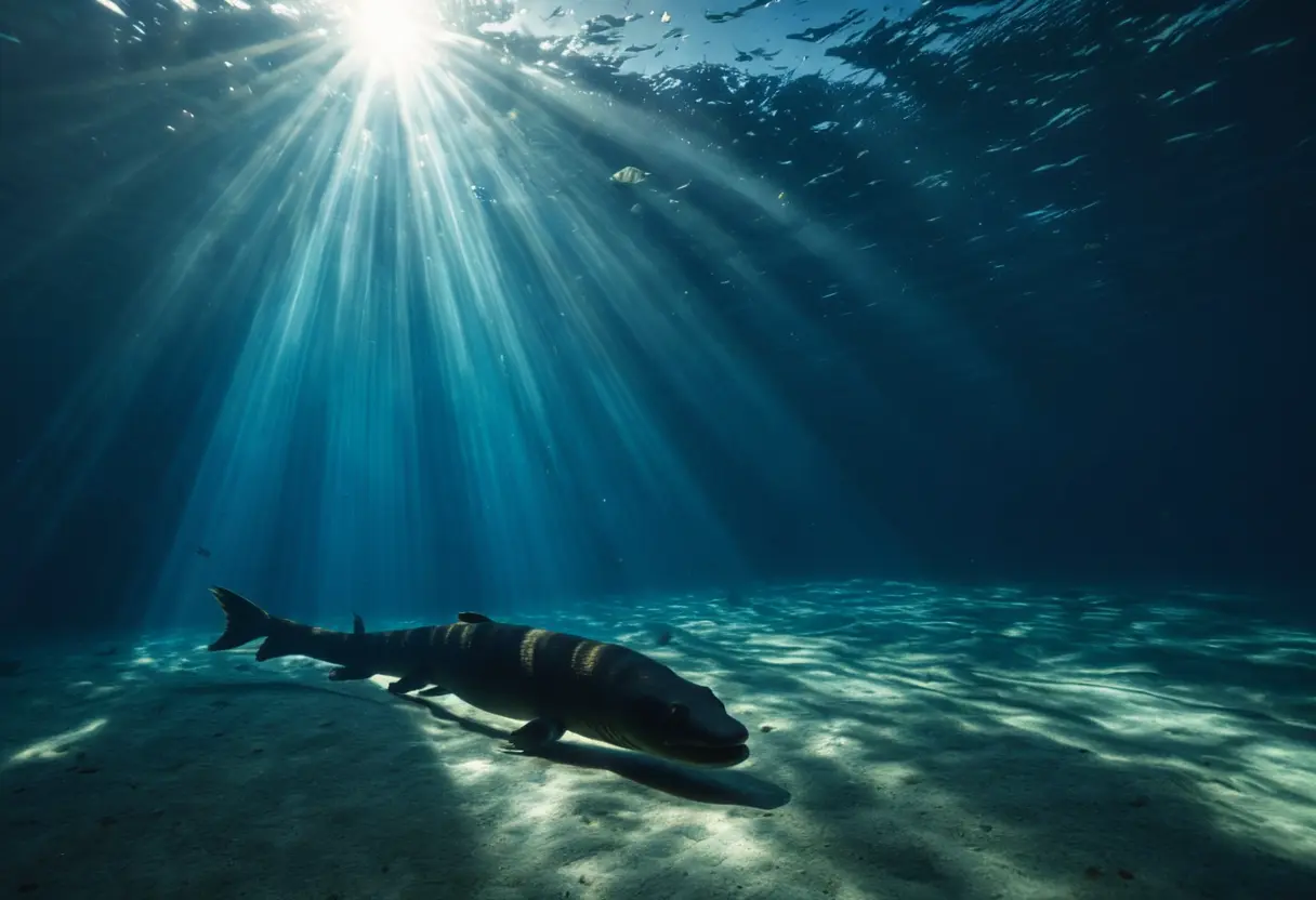 Shadows in the deep.