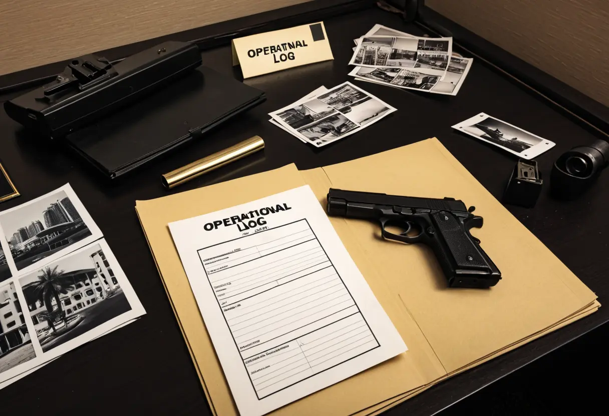 A dark dossier for an operation.