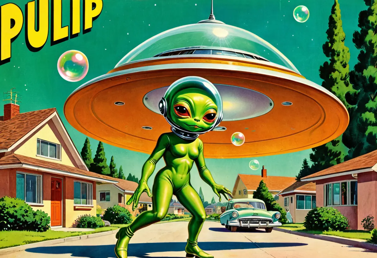 The vintage landing.