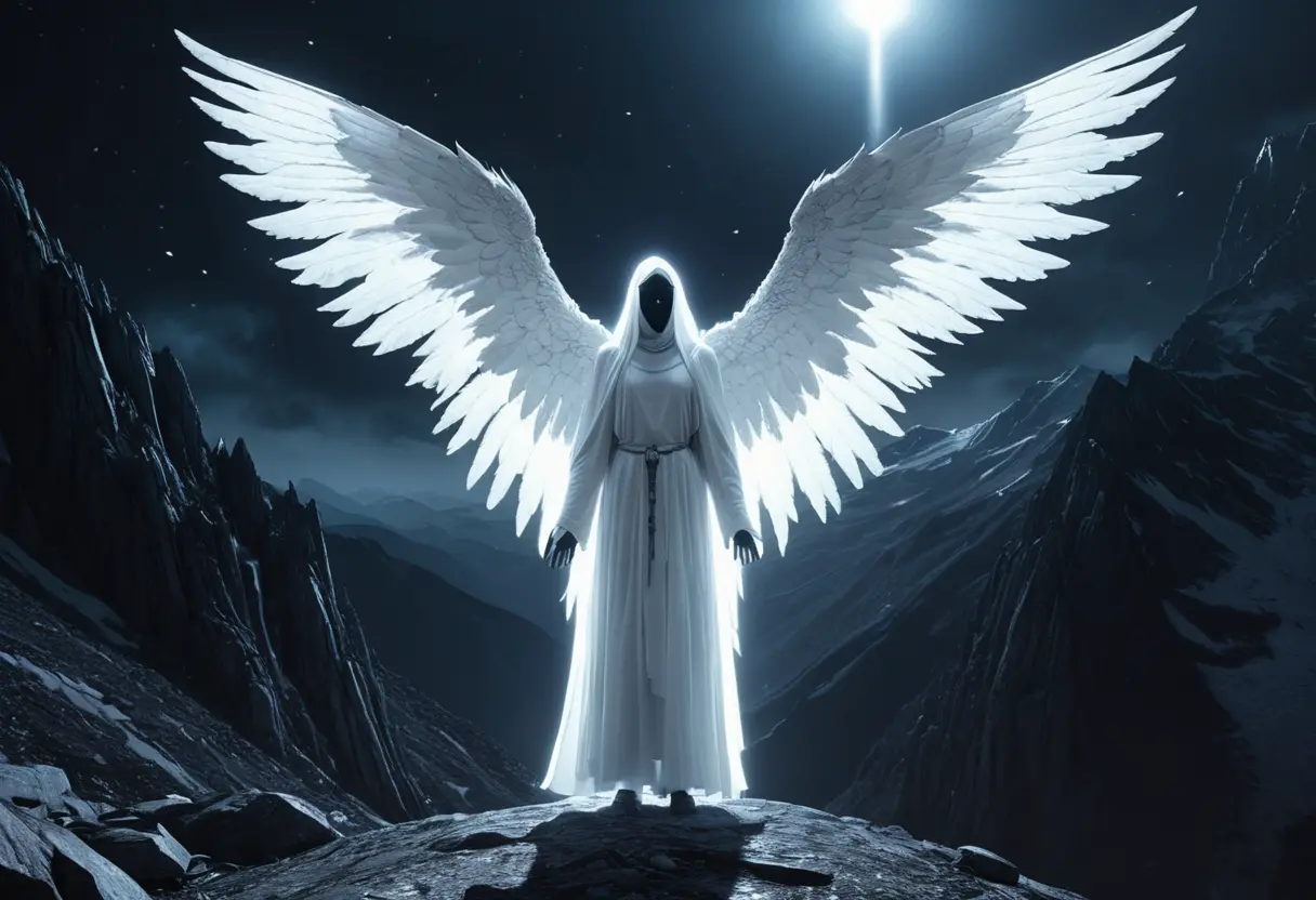 The radiant but terrifying False Gabriel.