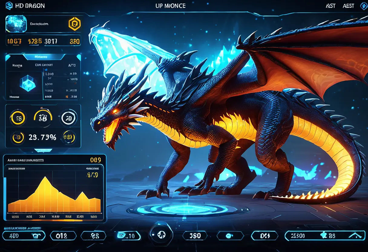 A digital game character sheet of a monster.