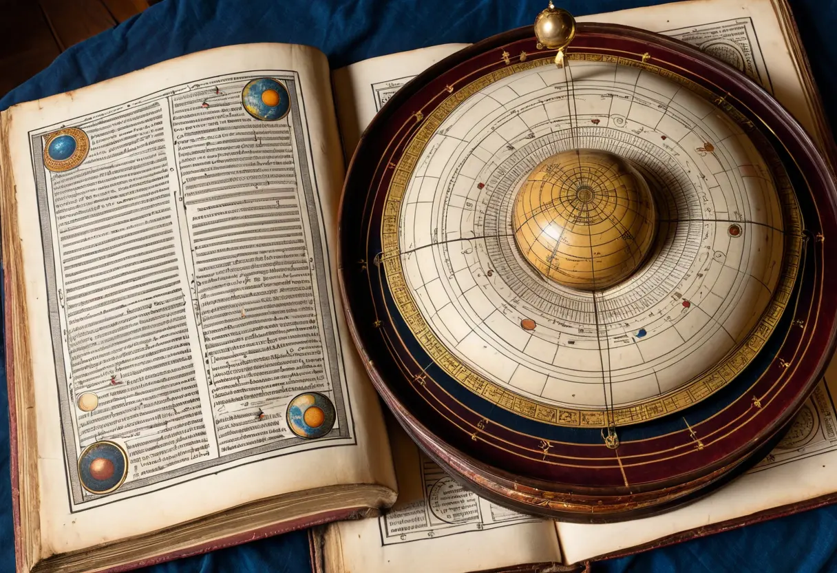 A Latin manuscript with star charts.