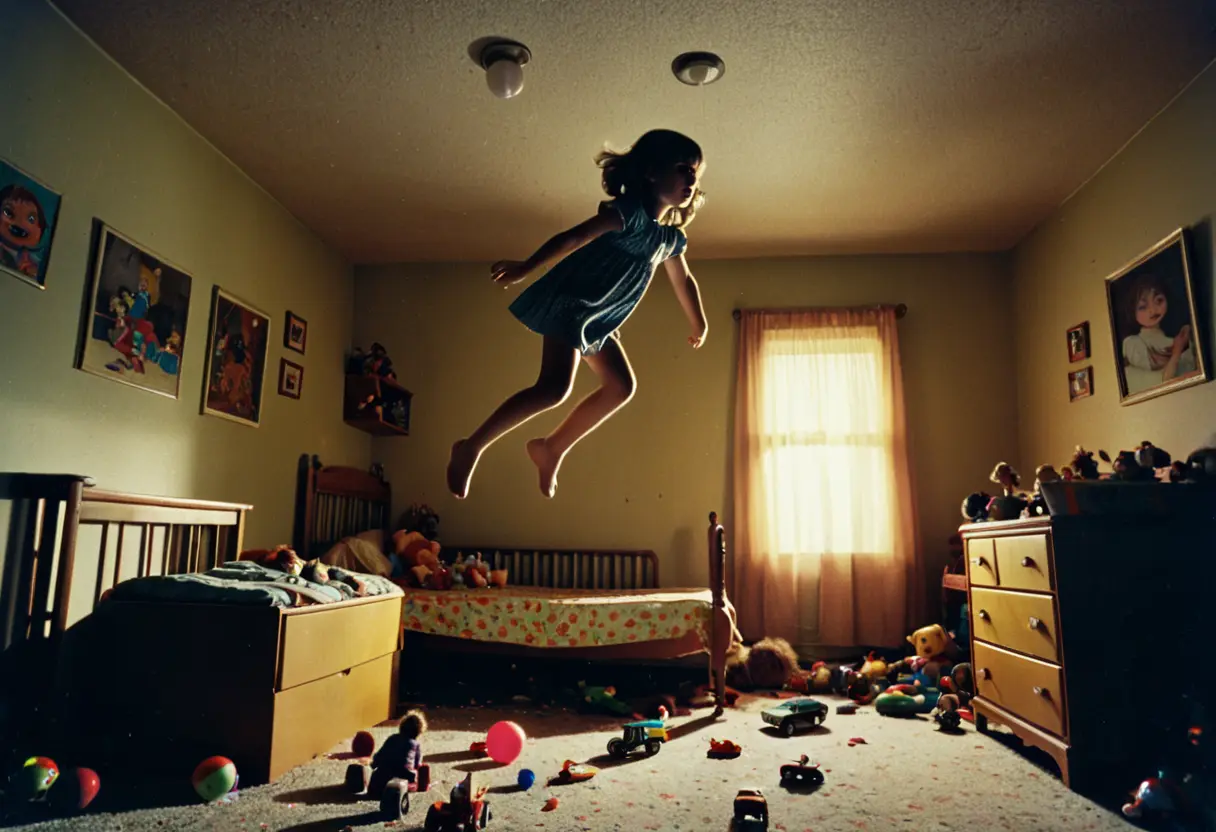 A recreation of the Enfield levitation.