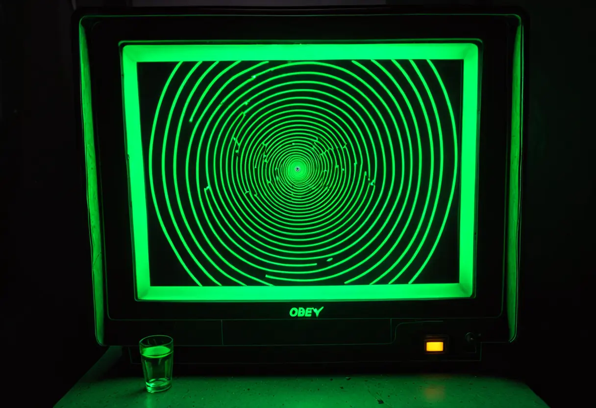 A dark vector screen of a game.