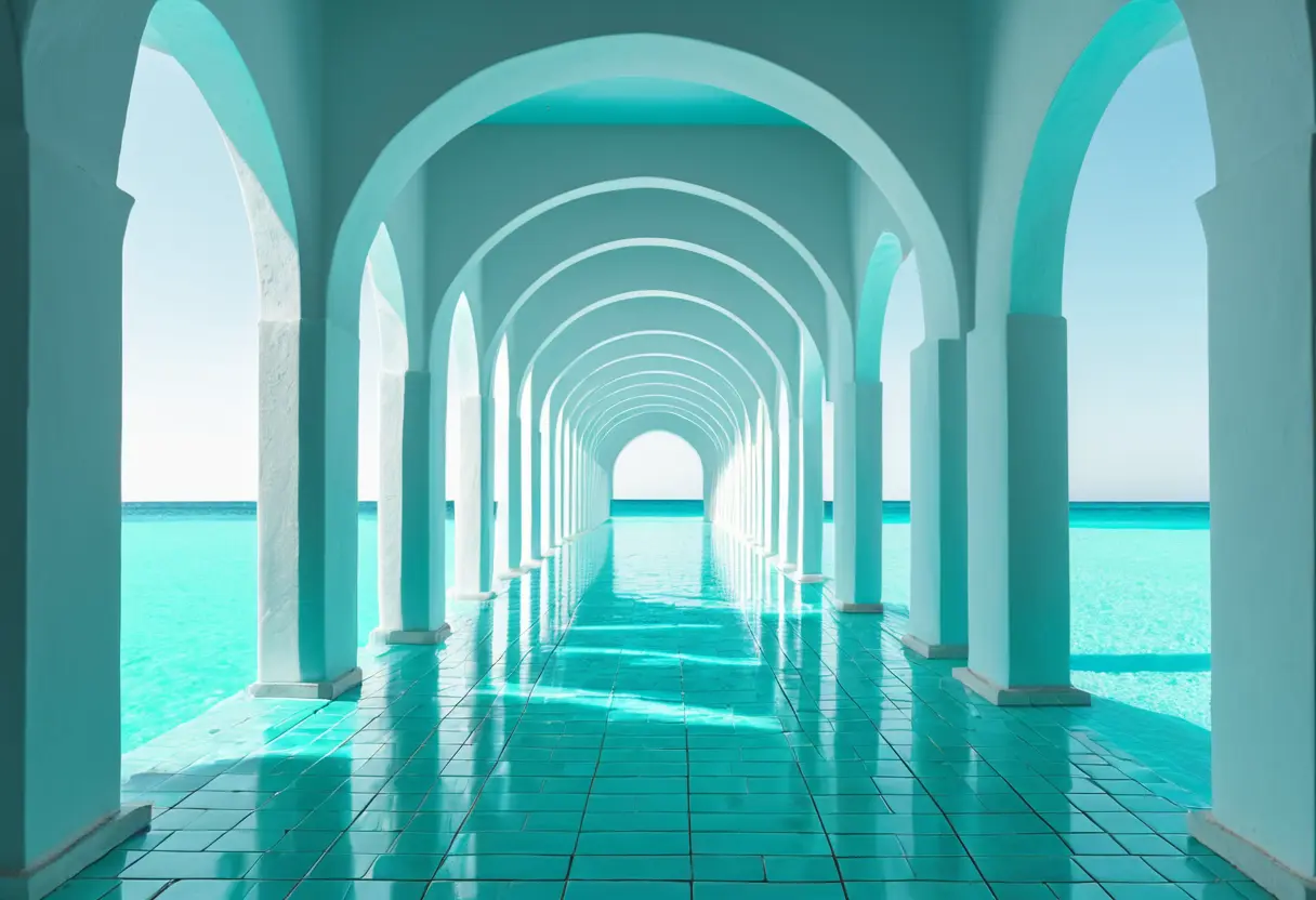 An archway in the Poolrooms.