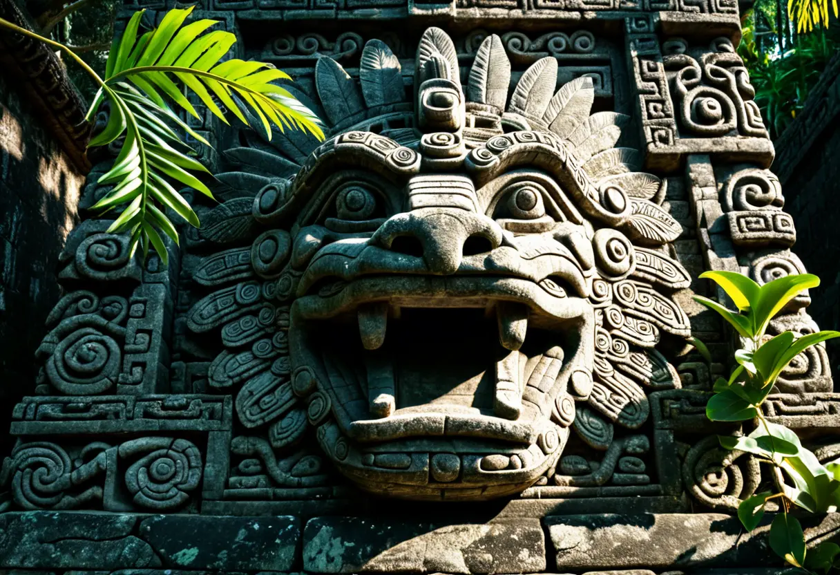 The Temple of the Feathered Serpent.