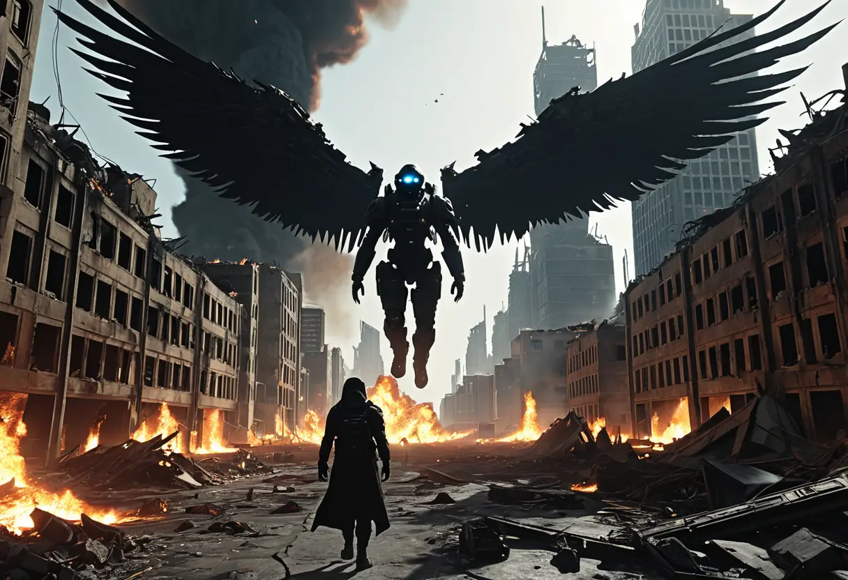 A ruined city in SCP-5000.