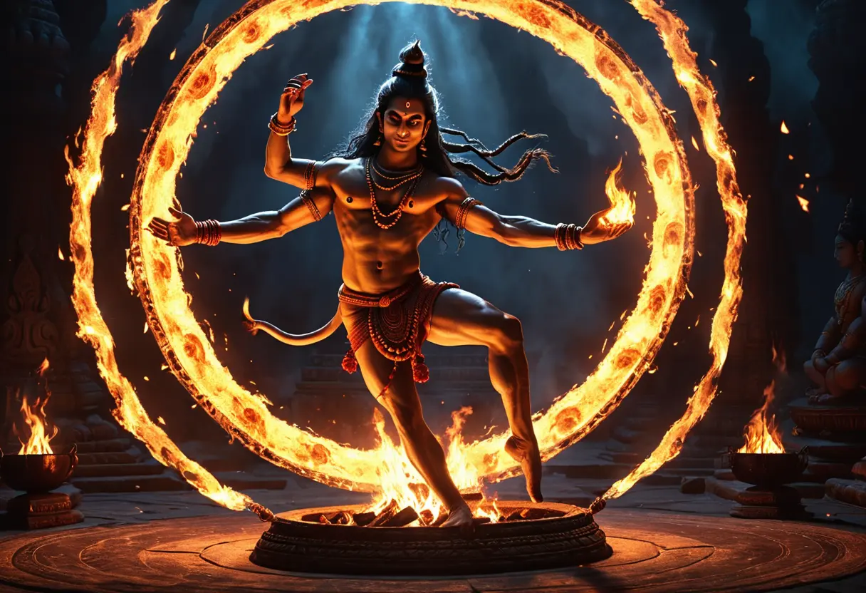 Shiva as the Lord of the Dance.