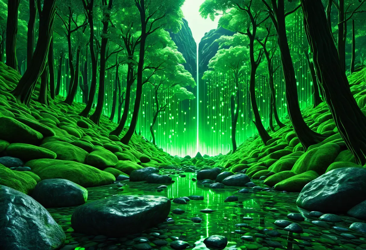 Binary code in nature.