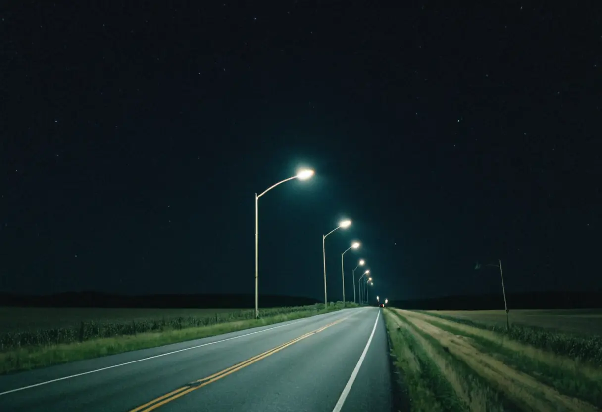 A grainy CCTV sighting of Siren Head.