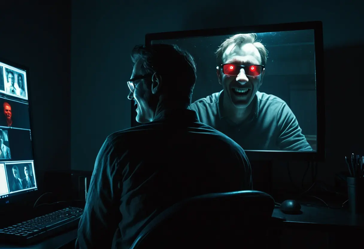 A man suffering from insomnia.