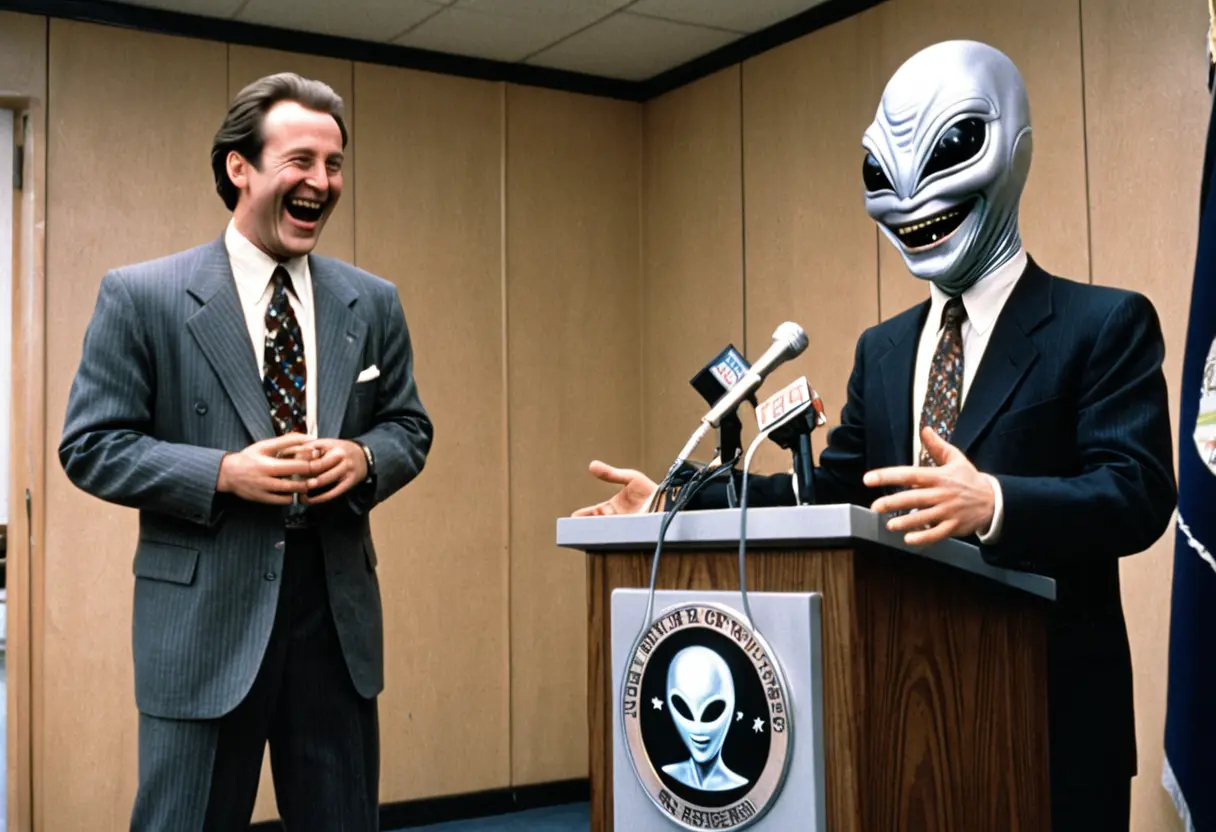 The mask of politics.